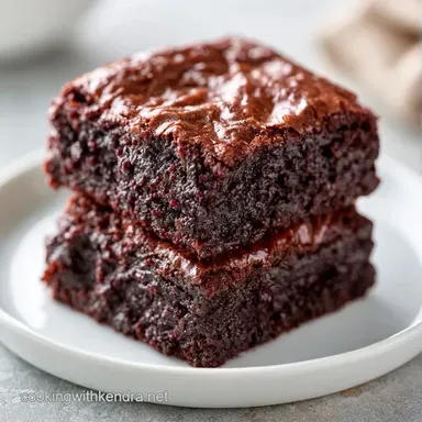 Zucchini Brownies with Cocoa Powder Recipe Card