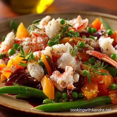 Seafood Salad with Crab: The Ultimate Light Elegant Summer Recipe Recipe Card