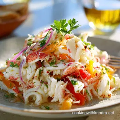 Seafood Salad with Crab: The Ultimate Light Elegant Summer Recipe