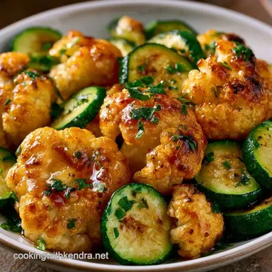 Roasted Cauliflower and Zucchini for 4 Recipe Card