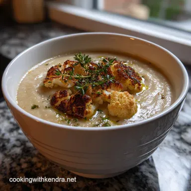 Cauliflower and Potato Soup: Nutty & Velvety Roast Recipe Card