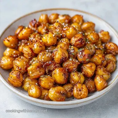 Roasted Chickpea Snack in 30 Minutes