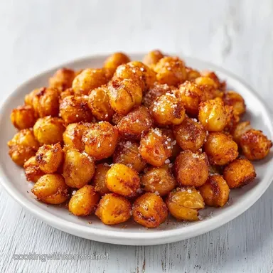 Roasted Chickpeas for 4 Servings Recipe Card