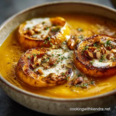 Pumpkin Soup: The Best Creamy Spiced Recipe with Roasted Fresh Pumpkin Recipe Card