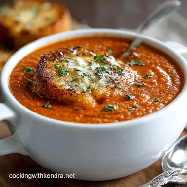 roasted garlic tomato soup recipe creamy tomato as The Ultimate Asiago Swirl Recipe Card