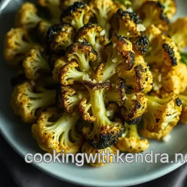 Easy Roasted Romanesco Cauliflower with Garlic and Parmesan Recipe Card