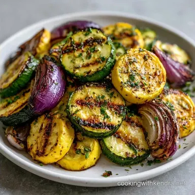 Baked Roasted Squash Zucchini and Onions