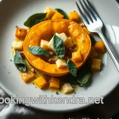 Roasted Sweet Dumpling Squash with Brown Butter Sage - Easy! Recipe Card