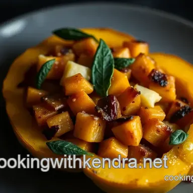 Roasted Sweet Dumpling Squash with Brown Butter Sage - Easy!