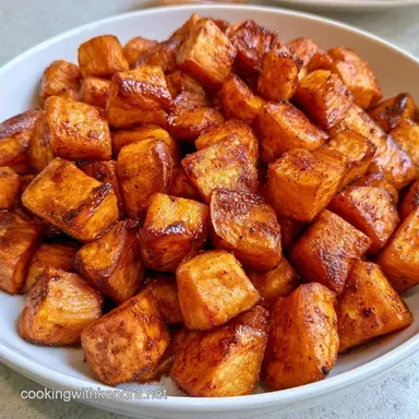 Crispy Dish with Roasted Sweet Potato