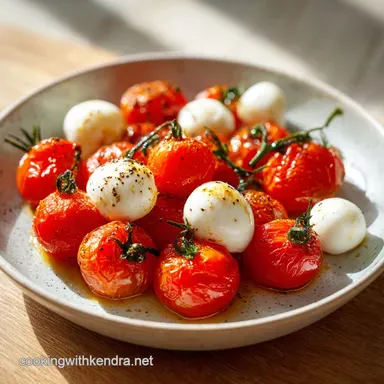 Roasted Tomato Caprese for 6 Servings Recipe Card