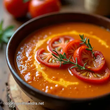 Roasted Tomato Soup My Heartwarming Family Favourite Recipe Card