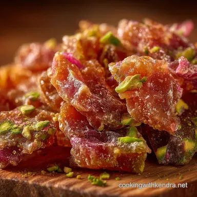 Rosewater Turkish Delight Recipe Taste of Istanbul at Home Recipe Card