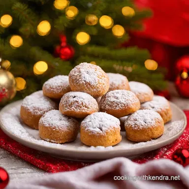 Russian Tea Cakes Snowy Bites of Christmas Bliss Recipe Card