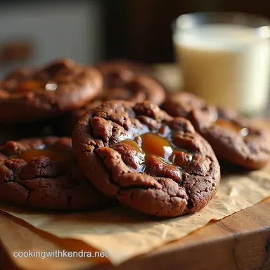 Salted Caramel Chocolate Cookies A Sweet Salty Dream Recipe Card