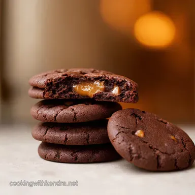 Salted Caramel Chocolate Cookies A My Sweet Salty Obsession Recipe Card