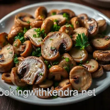 Easy & Delicious King Mushroom Recipe: Sautéed with Garlic & Herbs Recipe Card