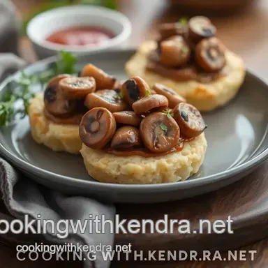 Easy Sautéed Mushrooms on Crispy Muffins: A Delicious Morning Treat Recipe Card
