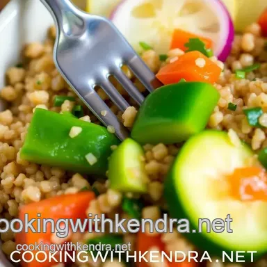 Easy & Delicious Sautéed Quinoa Delight with Fresh Veggies Recipe Card