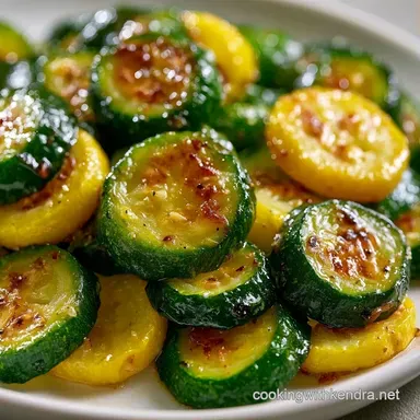 Zucchini Yellow Squash in 15 Minutes Recipe Card