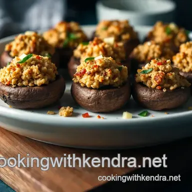 Easy Savory Stuffed Mushrooms Recipe: A Family Favorite Delight Recipe Card