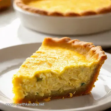 Savory Crustless Cottage Cheese Quiche So Easy Recipe Card