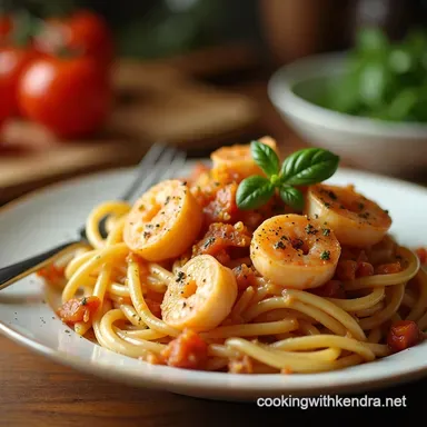 Seafood Symphony Pasta My Mediterranean Family Favorite Recipe Card