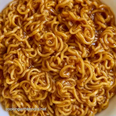 Sesame Ramen Pasta Dish in 15 Minutes