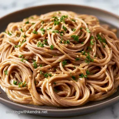 Sesame Soba Noodle Pasta in 15 Minutes Recipe Card