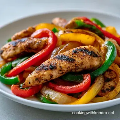 Sheet Pan Chicken Fajita Recipe for 6 Recipe Card