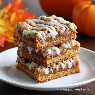 The Ultimate Pumpkin Streusel Bars Recipe No Soggy Bottoms Recipe Card