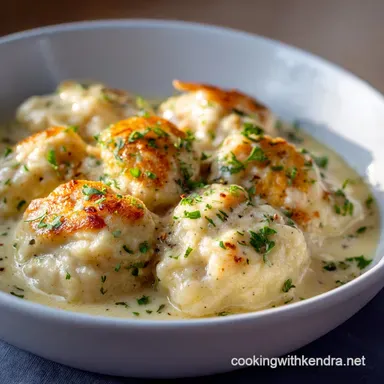 Fluffy Drop Dumplins The Easiest Simple Chicken and Dumplins Recipe Recipe Card