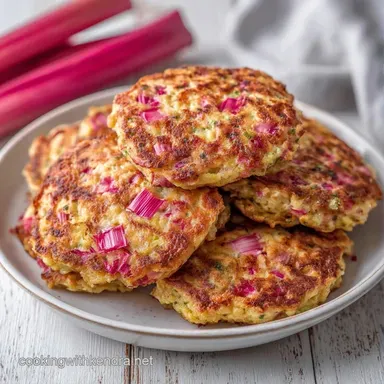 Quick Rhubarb Scones in 35 Minutes Recipe Card