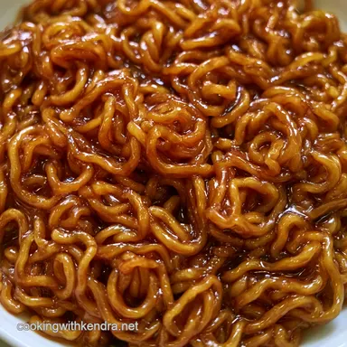Soy Sauce Noodles in 15 Minutes Recipe Card