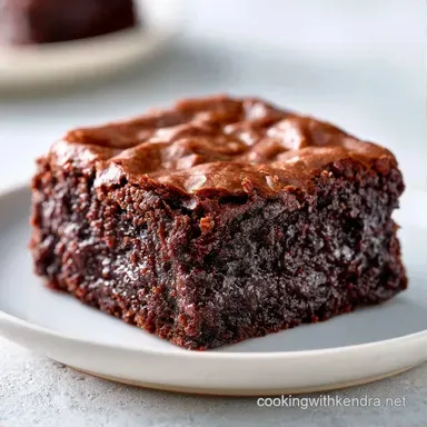 Simple Zucchini Brownie Recipe for 16 Recipe Card