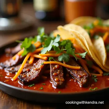 Sizzling Steak Fajitas Easy TexMex Fiesta Recipe Card