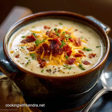 Slow Cooker Baked Potato Soup: Creamy, Easy, Ultimate Comfort Recipe Card