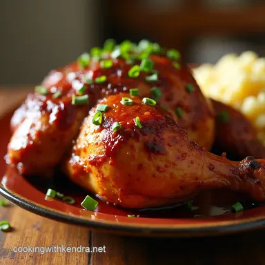 Crock Pot Whole BBQ Chicken FallOffTheBone Tender Feast Recipe Card