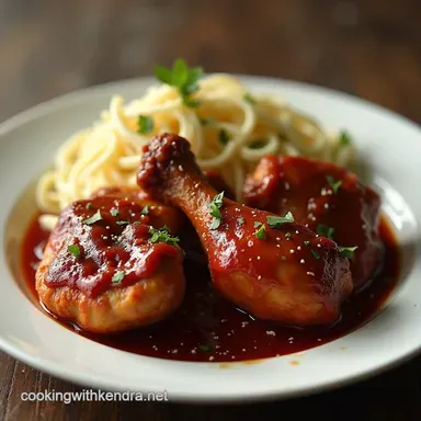 Crock Pot Whole BBQ Chicken FallOffTheBone Tender Feast