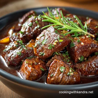 Ultimate Slow Cooker Beef Tips with Gravy The Secret to Deep Flavour Recipe Card