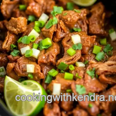 Slow Cooker Pork Carnitas with Bourbon Bliss Recipe Card