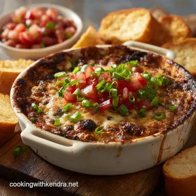 The Best Warm Bean Dip Recipe Smoky Chipotle Baked Comfort Starter Recipe Card