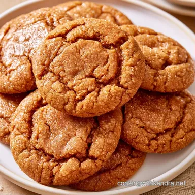 Soft Gingerbread Cookies with Molasses Recipe Card