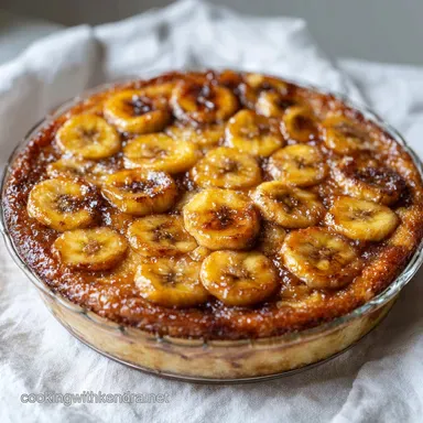 Southern Banana Cobbler for 8 Servings