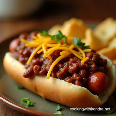 The Best Southern Hot Dog Chili Recipe No Beans Recipe Card