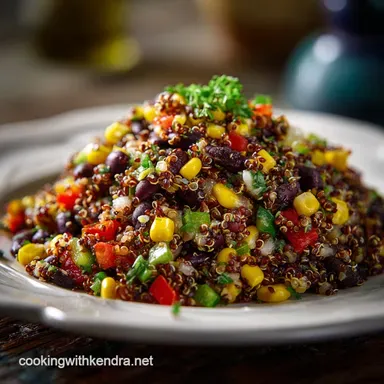 Southwest Quinoa Salad in 30 Minutes with Black Beans and Corn