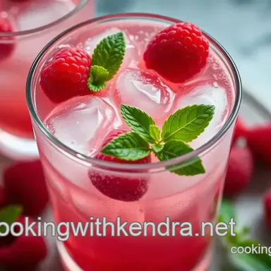 Sparkling Raspberry & Mint Refresher: Non Alcoholic Drink Recipes!