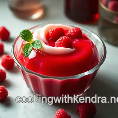 Raspberry Rosé Jelly: Grown-Up Jello with Unflavored Gelatin! Recipe Card