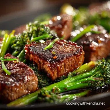 Speedy Beef Broccoli with Oyster Sauce Weeknight Wonder Recipe Card