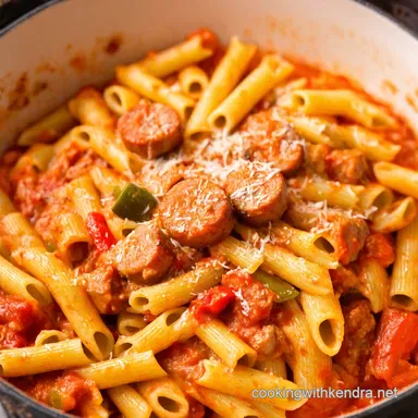Speedy Sausage Peppers Pasta Easy Pasta Sauce Ideas Recipe Card